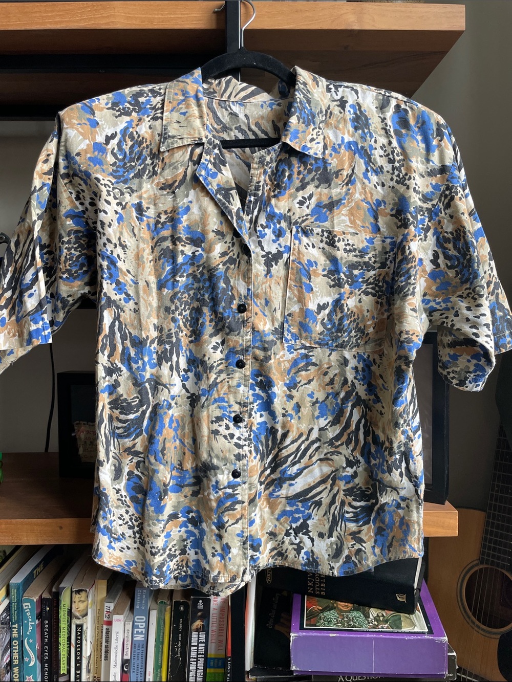 80s animal print shirt